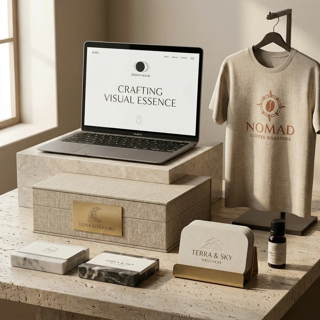Brand identity completa: logo, packaging, merchandising, interfacce digitali e sito web