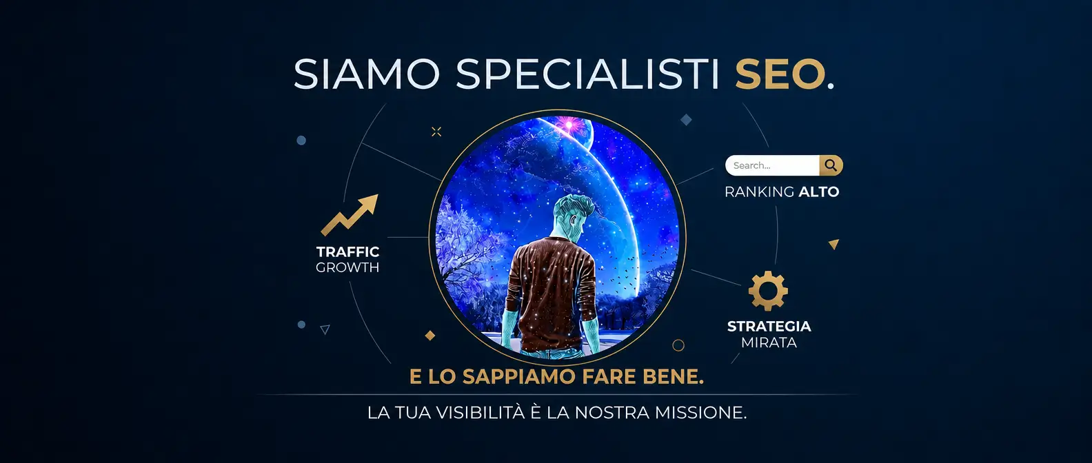 Illustrazione dei servizi SEO: crescita del traffico e posizionamento su Google